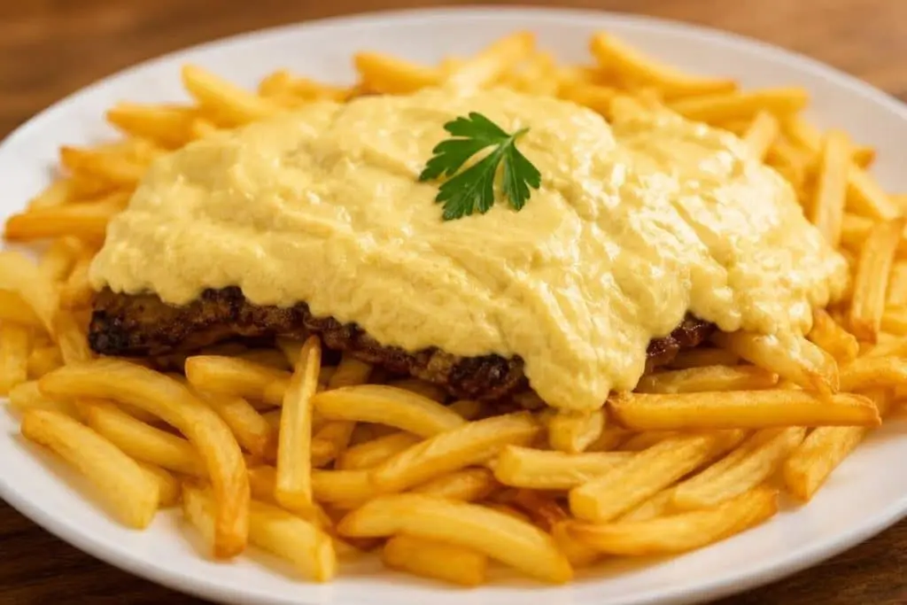 Carne ao molho cremoso