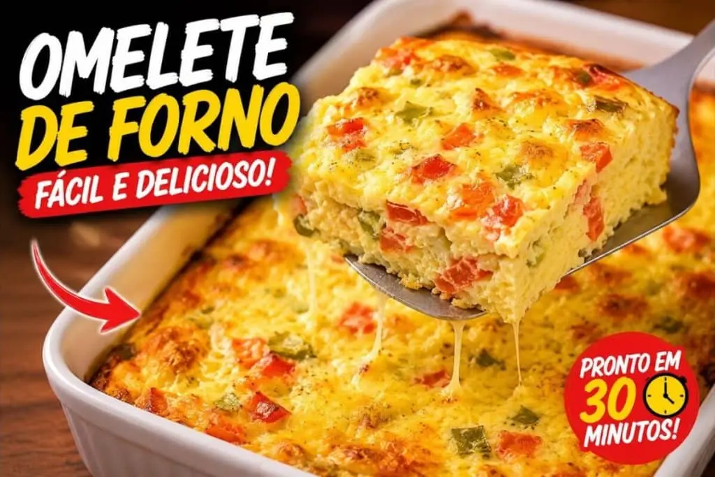 Omelete de forno low carb: receita prática, leve e fácil de fazer - Imagem 1