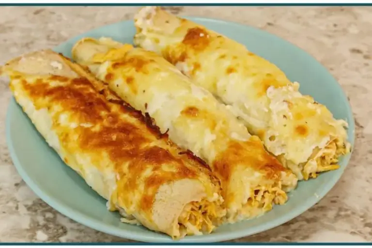 Panqueca de frango simples e fácil leva massa leve e recheio bem temperado - Imagem 1