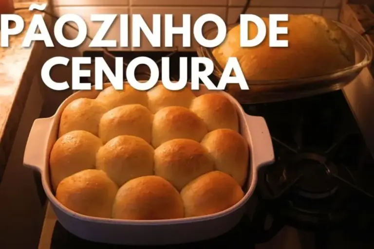 Pãozinho de cenoura fica macio e fofinho e é opção prática para o café da manhã - Imagem 1