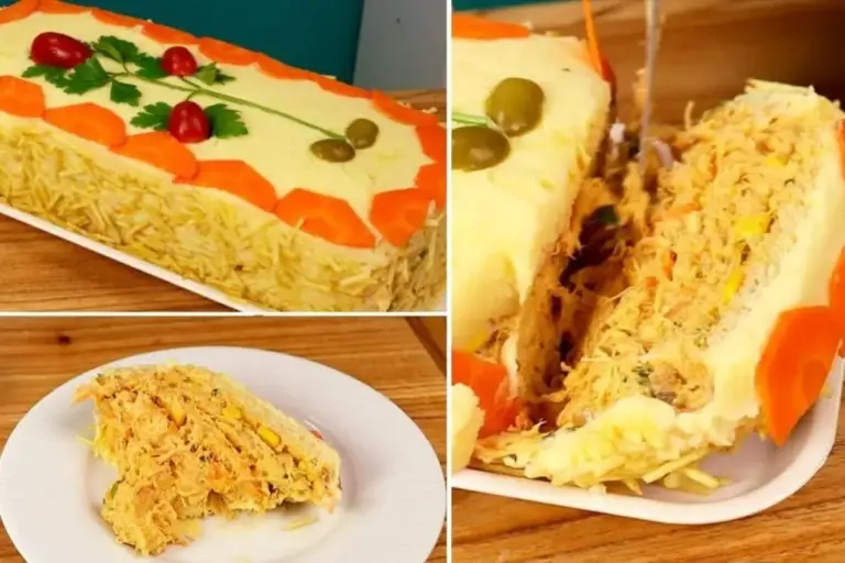 Torta fria de frango cremosa é receita prática para festas e dias quentes - Imagem 1