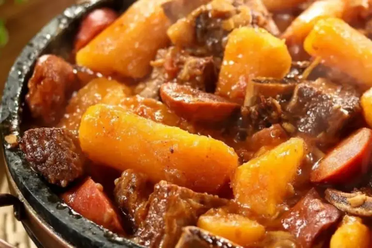 Vaca atolada mineira ganha destaque com costela macia e mandioca desmanchando - Imagem 1