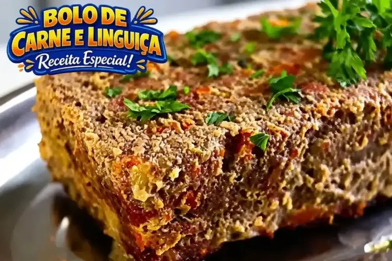 Bolo de carne moída recheado ganha versão suculenta para almoço ou jantar - Imagem 1