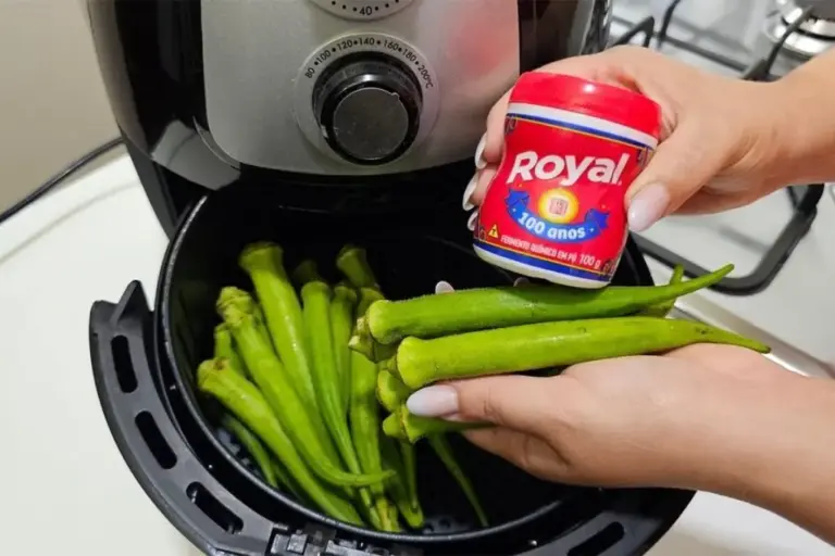Receita de quiabo na air fryer fica sequinho, crocante e sem baba - Imagem 1