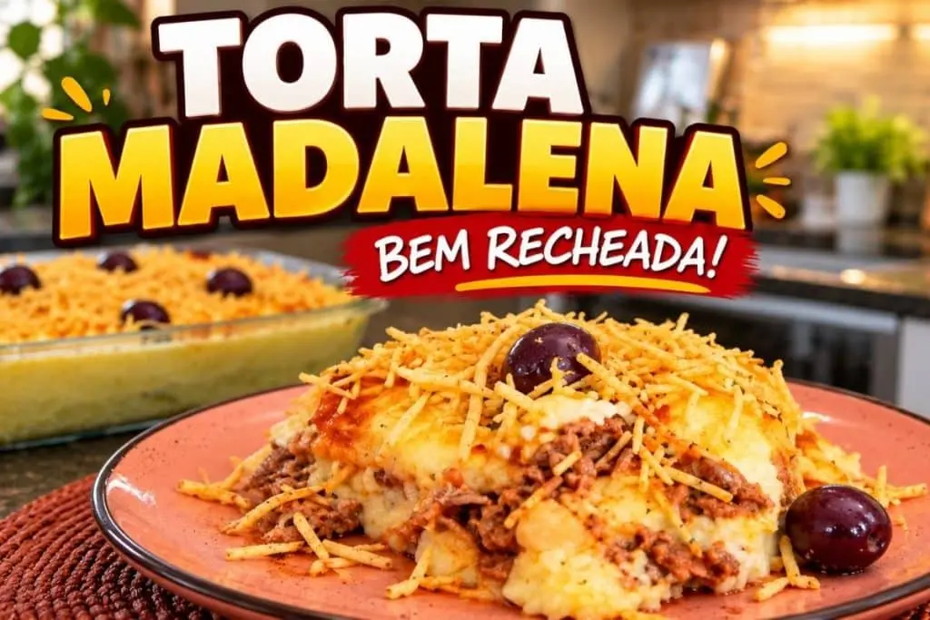 Torta Madalena cremosa